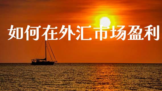 如何在外汇市场盈利_https://wap.sdyuehang.cn_产经新闻_第1张