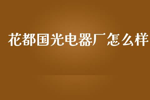 花都国光电器厂怎么样_https://wap.sdyuehang.cn_产经新闻_第1张