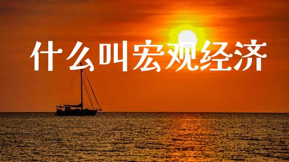 什么叫宏观经济_https://wap.sdyuehang.cn_新股申购_第1张