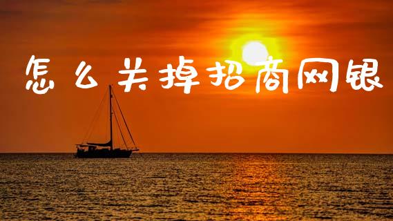 怎么关掉招商网银_https://wap.sdyuehang.cn_美股行情_第1张