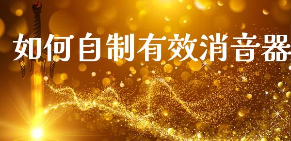 如何自制有效消音器_https://wap.sdyuehang.cn_债券资讯_第1张
