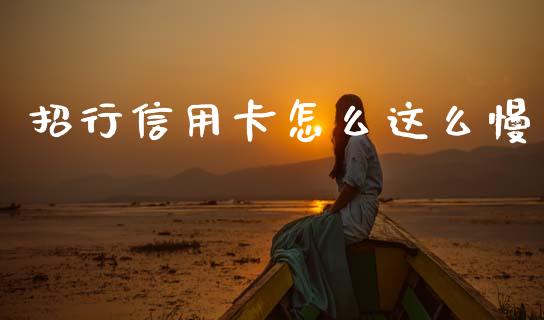 招行信用卡怎么这么慢_https://wap.sdyuehang.cn_新股申购_第1张