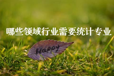 哪些领域行业需要统计专业_https://wap.sdyuehang.cn_新股申购_第1张