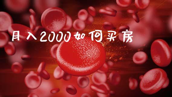 月入2000如何买房_https://wap.sdyuehang.cn_债券资讯_第1张