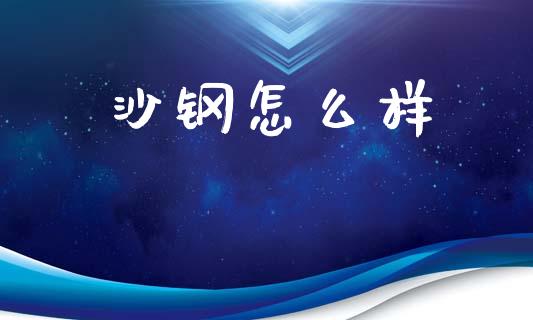 沙钢怎么样_https://wap.sdyuehang.cn_新股申购_第1张