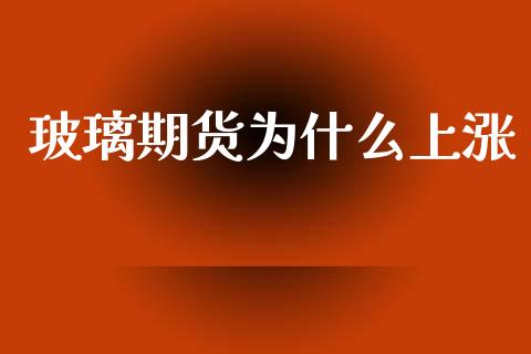 玻璃期货为什么上涨_https://wap.sdyuehang.cn_产经新闻_第1张