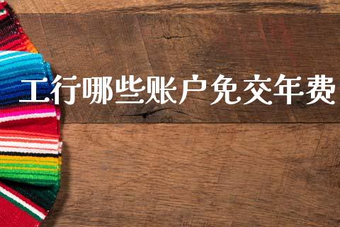 工行哪些账户免交年费_https://wap.sdyuehang.cn_产经新闻_第1张