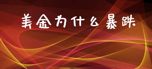 美金为什么暴跌_https://wap.sdyuehang.cn_产经新闻_第1张