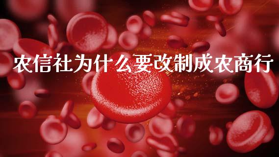 农信社为什么要改制成农商行_https://wap.sdyuehang.cn_新股申购_第1张