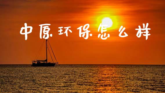 中原环保怎么样_https://wap.sdyuehang.cn_债券资讯_第1张