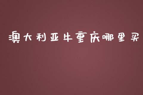 澳大利亚牛重庆哪里买_https://wap.sdyuehang.cn_产经新闻_第1张