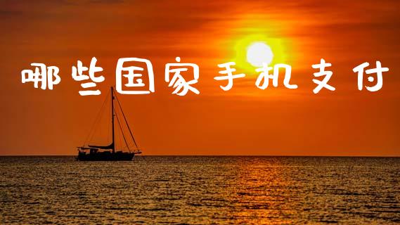 哪些国家手机支付_https://wap.sdyuehang.cn_美股行情_第1张