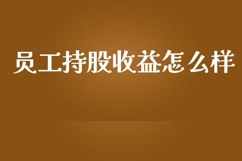 员工持股收益怎么样_https://wap.sdyuehang.cn_美股行情_第1张