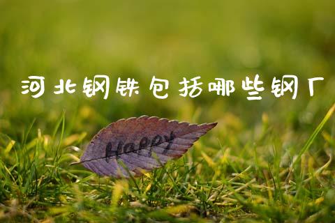 河北钢铁包括哪些钢厂_https://wap.sdyuehang.cn_新股申购_第1张