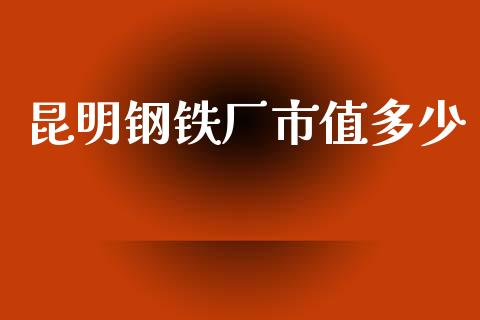 昆明钢铁厂市值多少_https://wap.sdyuehang.cn_美股行情_第1张