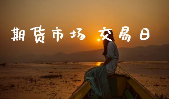 期货市场 交易日_https://wap.sdyuehang.cn_债券资讯_第1张