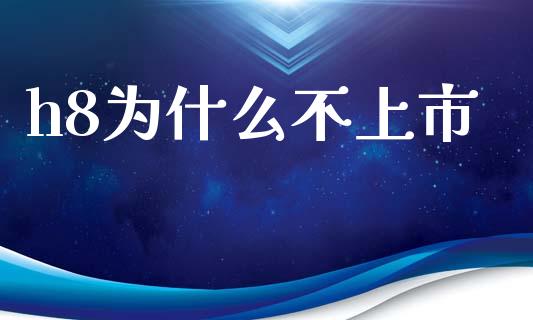 h8为什么不上市_https://wap.sdyuehang.cn_美股行情_第1张