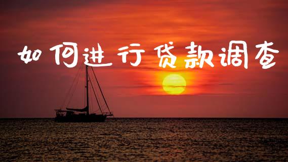 如何进行贷款调查_https://wap.sdyuehang.cn_产经新闻_第1张