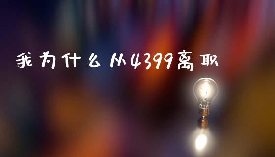 我为什么从4399离职_https://wap.sdyuehang.cn_债券资讯_第1张